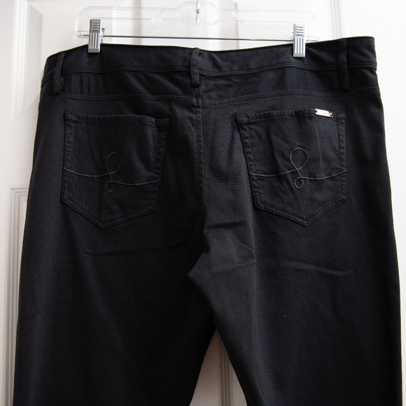 Lilly Pulitzer NEW Worth Skinny Black Jeans Plus size 16 stretchy pants NWT - Picture 5 of 6